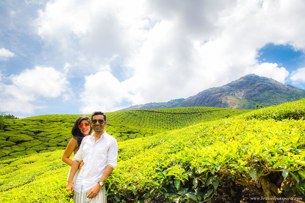 couple in munnar on Kerala Road Trip