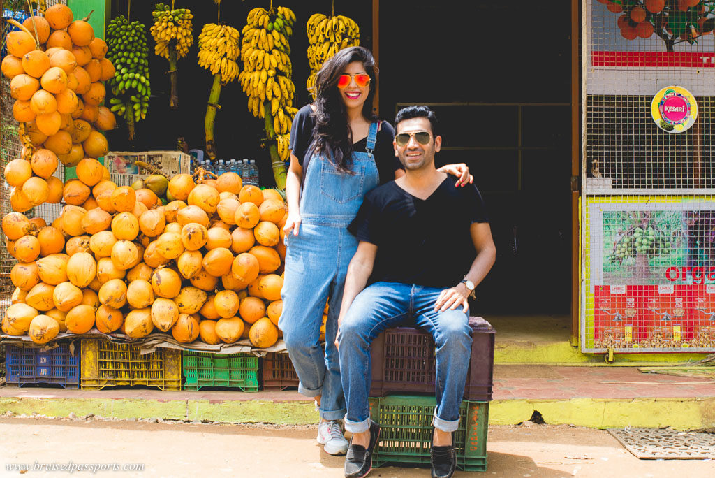 Indian couple on Kerala road trip