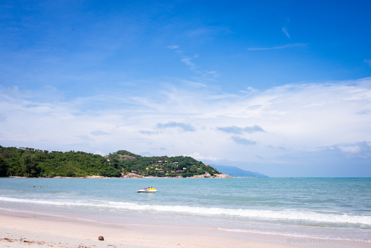 Choeng mon beach secluded beach in Koh Samui Thailand