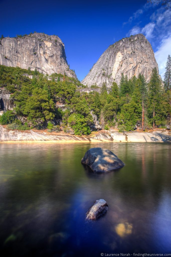 Lake at top of Vernal Falls Yosemite