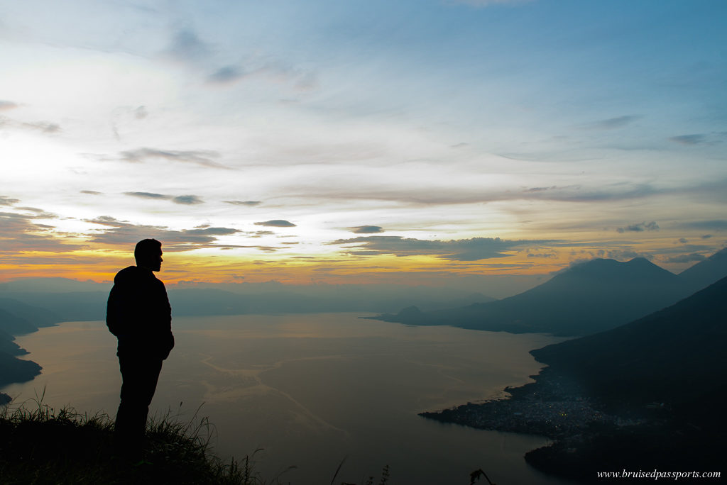 Indian nose sunrise hike San Juan La Laguna Lake Atitlan