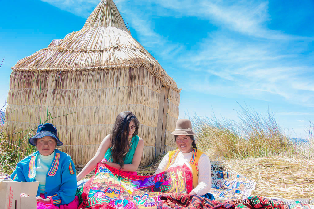 Lake Titicaca Uros Islands locals