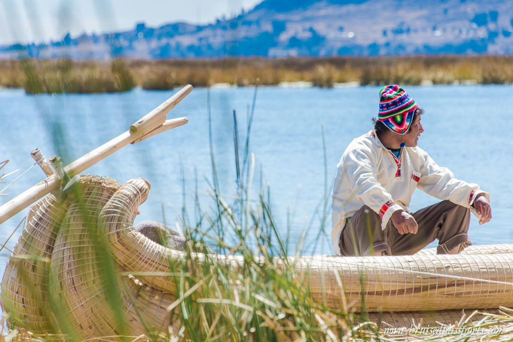 Lake Titicaca Uros Islands Boatman