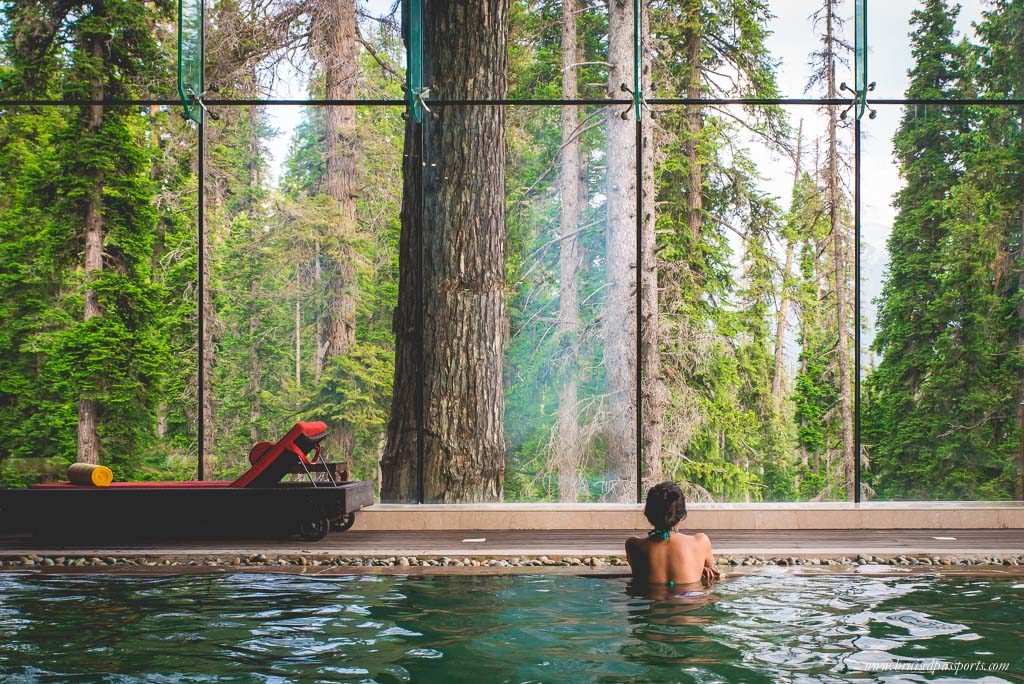 Gulmarg Kashmir swimming pool at Khyber Resort