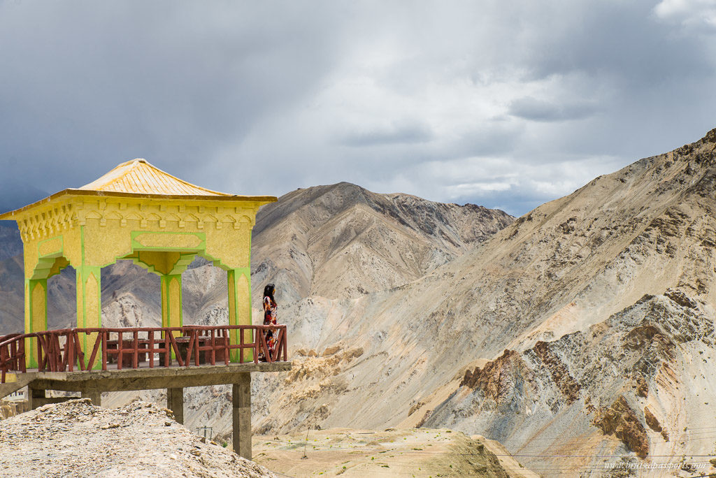 Girl on Road trip of Ladakh