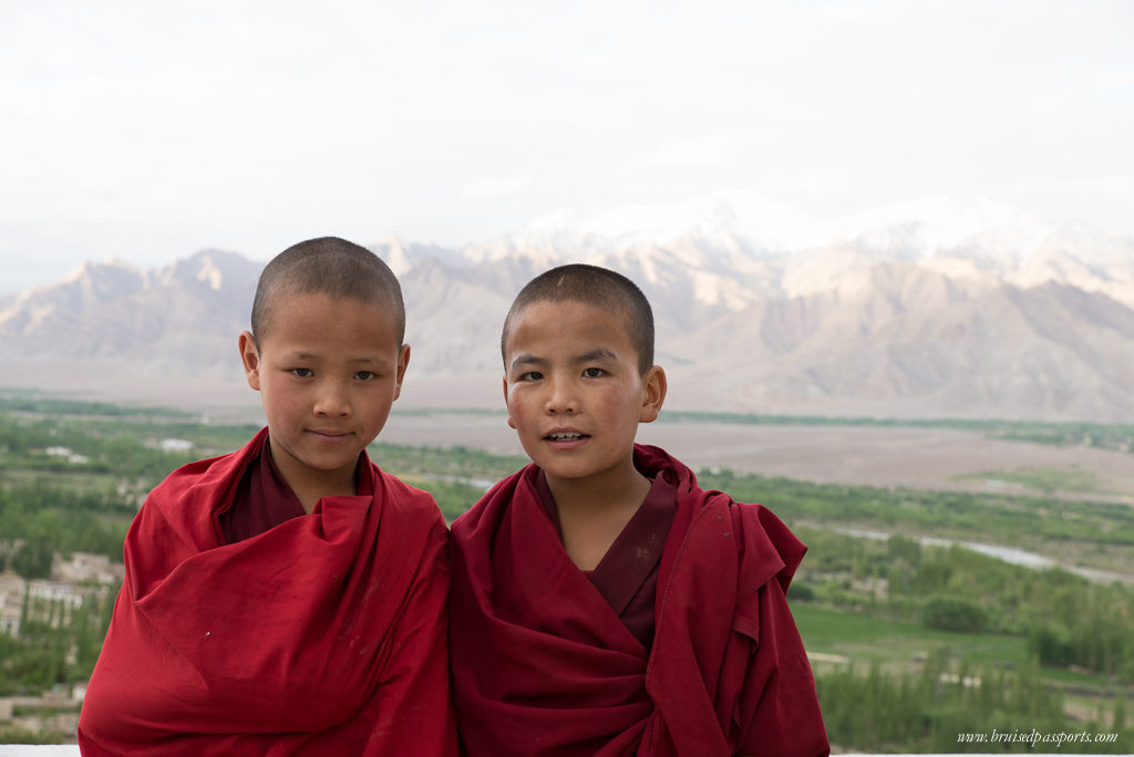 Monks on a roadtrip in Ladakh