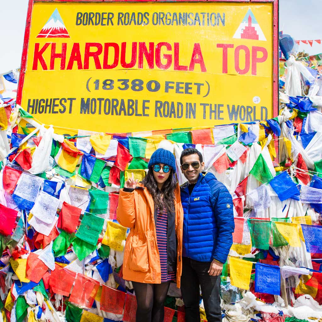 Khardung La on road trip to Ladakh