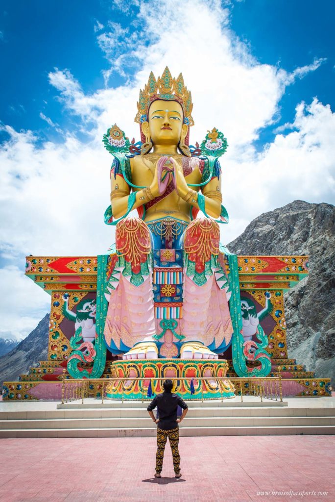 Matreya Buddhah Diskit monastery Nubra