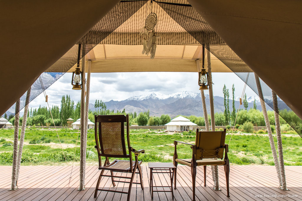 tent at chamba camp thiksey luxury camp in ladakh