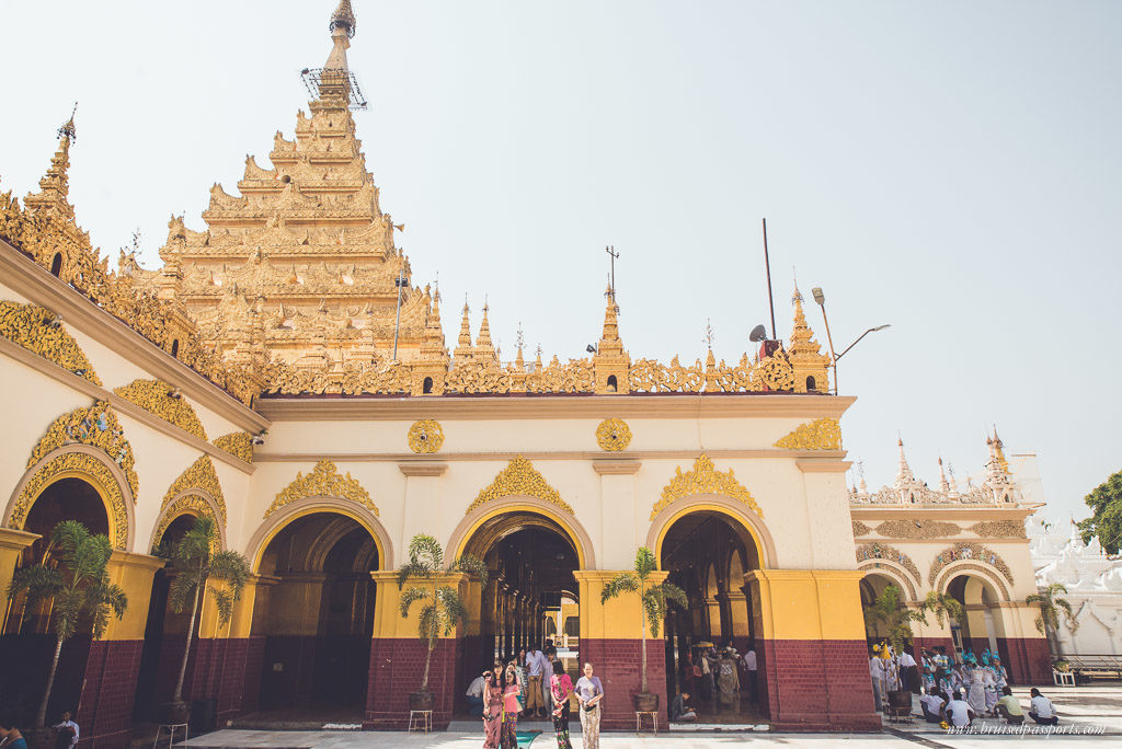 The Mahamuni Buddha Temple in Mandalay