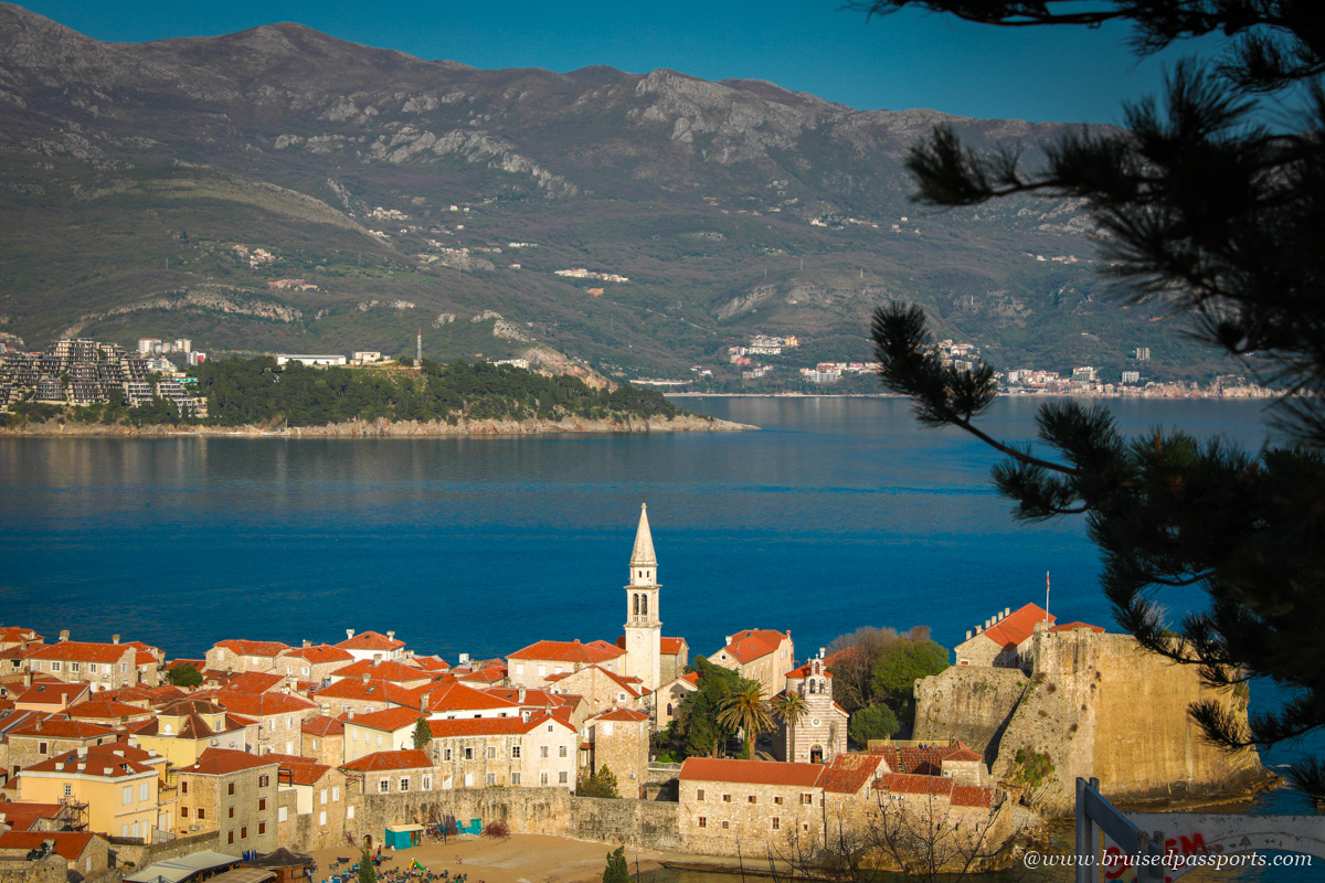 old town of Budva in Montenegro