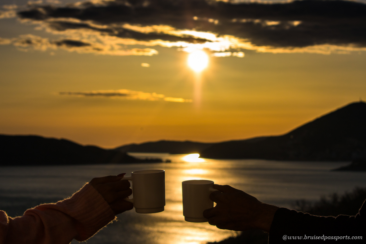 gorgeous view from Airbnb apartment in Budva montenegro