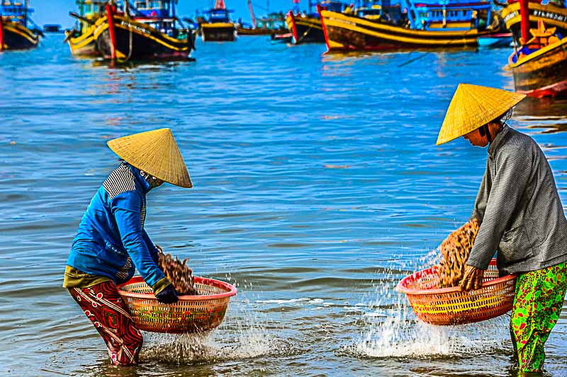 Mui Ne fishing village Vietnam