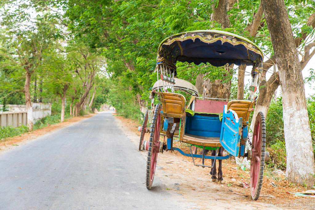 horse carriage in Mandalay Myanmar 