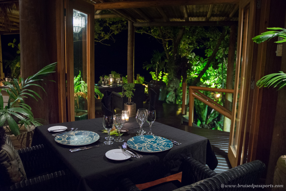 Main bure dining restaurant at Namale Resort and Spa Fiji