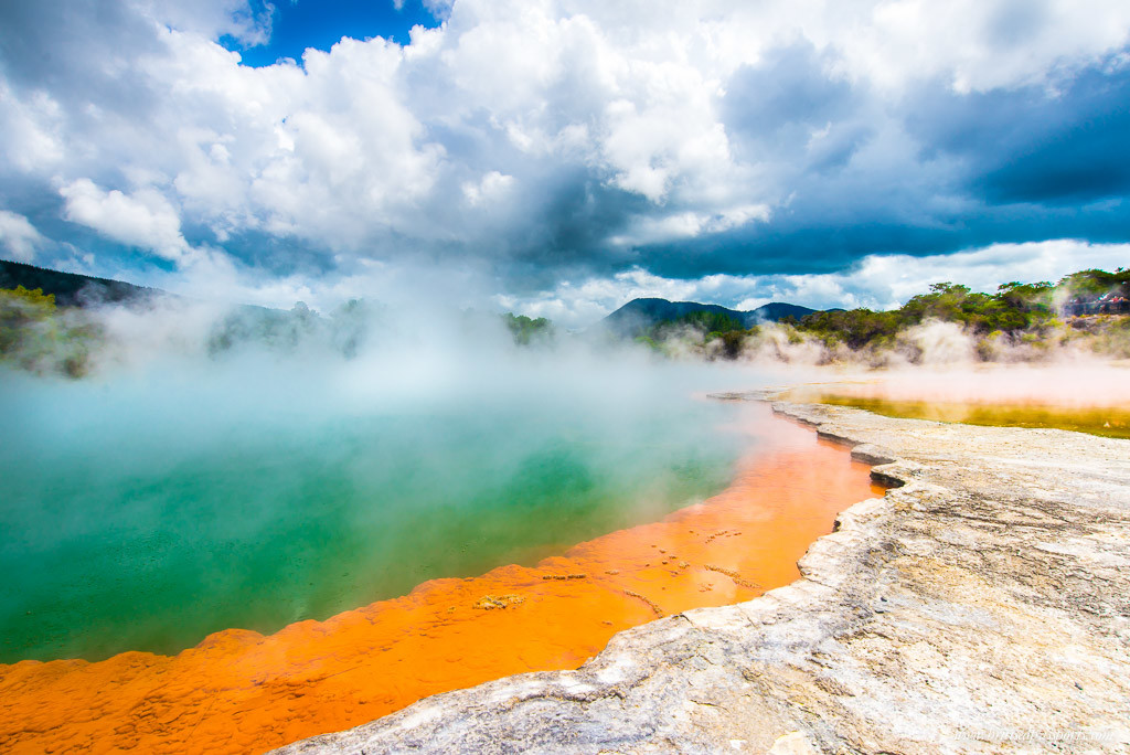 New Zealand Road Trip Itinerary rotorua geothermal park