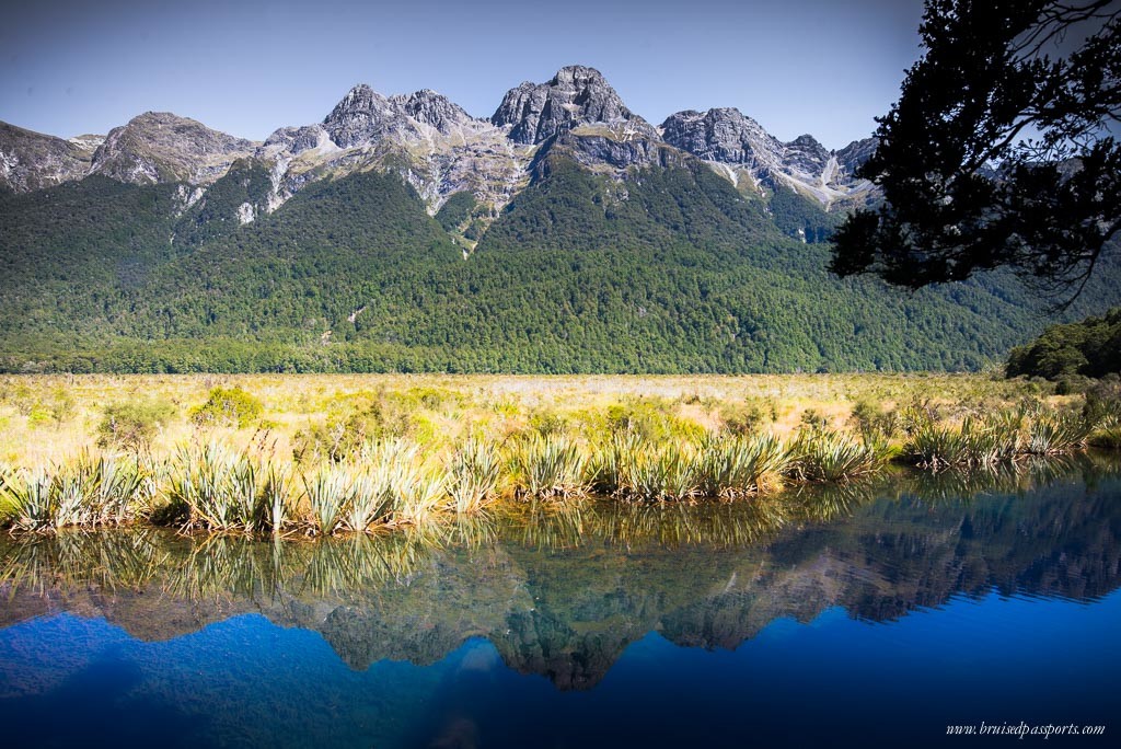 New Zealand Road Trip itinerary Queenstown drive mirror lake