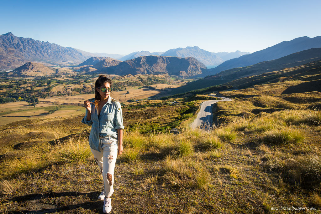 New Zealand road trip travel fashion distressed denim jeans