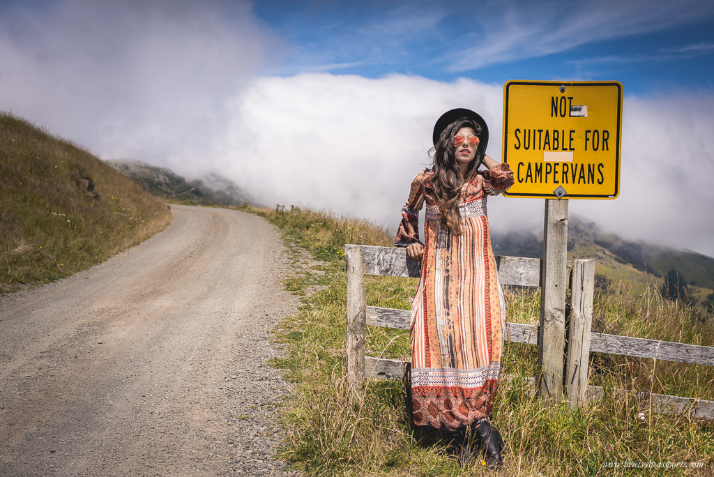 New Zealand road trip travel fashion