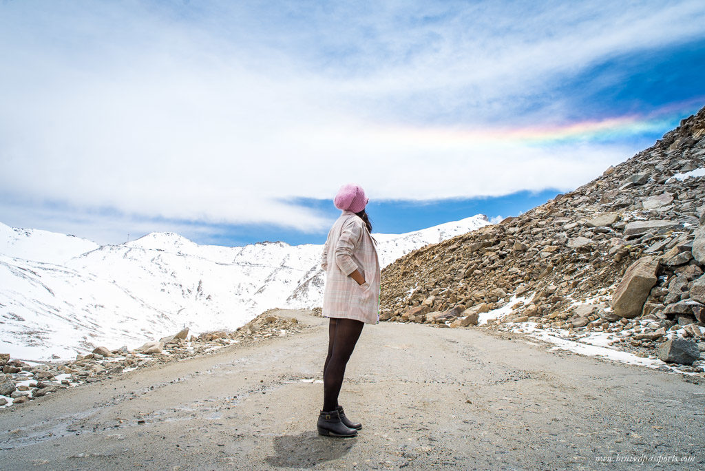 rainbow in sky Ladakh