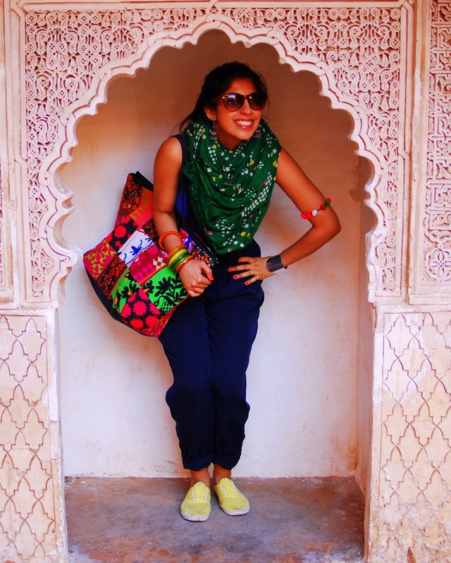 Wear covered clothes while exploring India