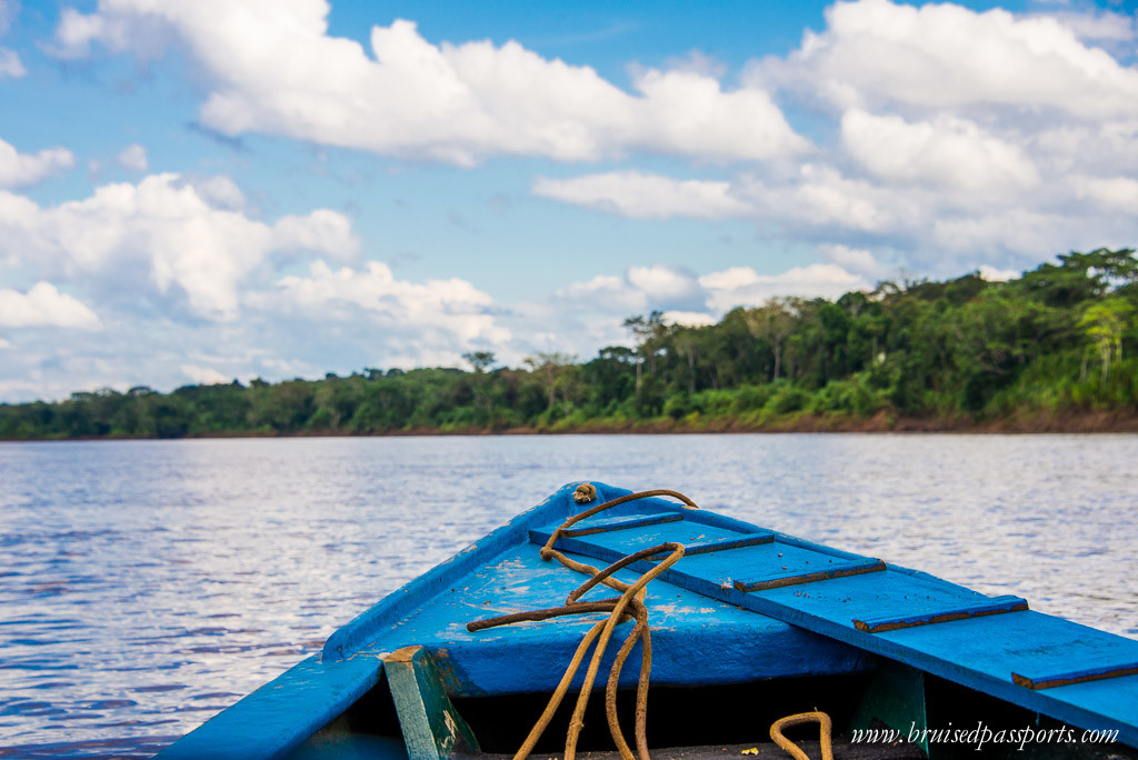 Peruvian Amazon Rainforest Expeditions Villa Review- tambopata boat