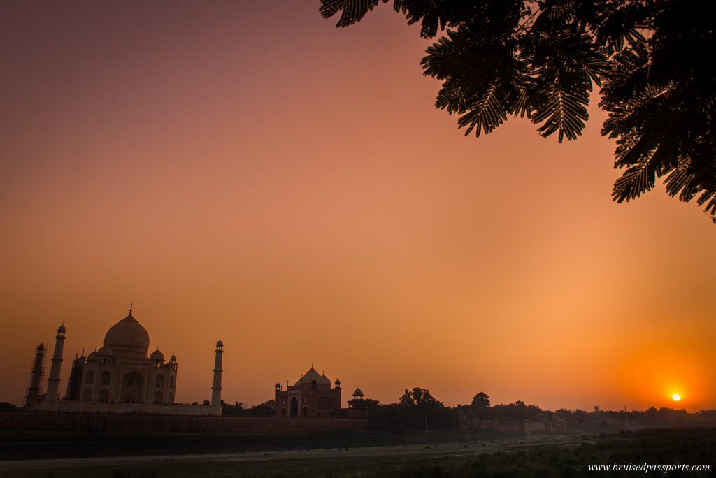 Sunset at Taj Mahal Agra