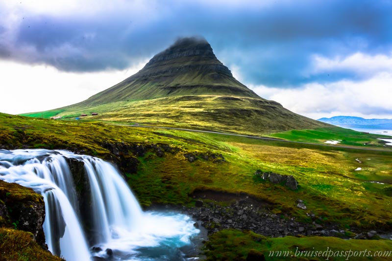 Driving through Iceland 