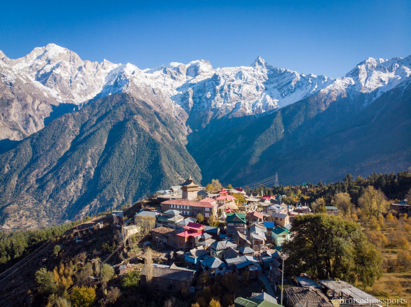 drone shot of Kalpa 