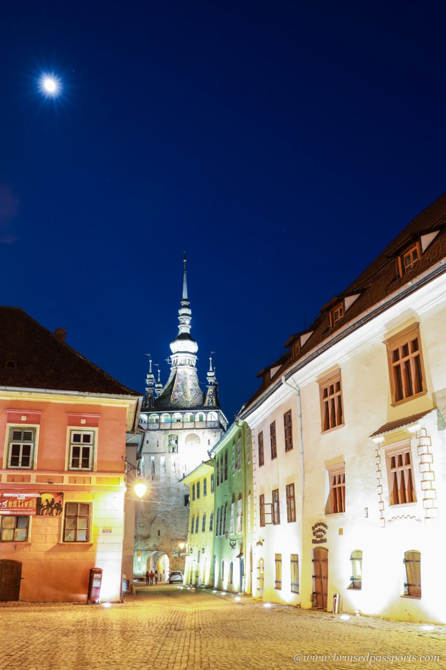 Sighisoara at blue hour