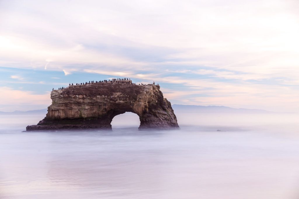 Rock arch santa cruz california