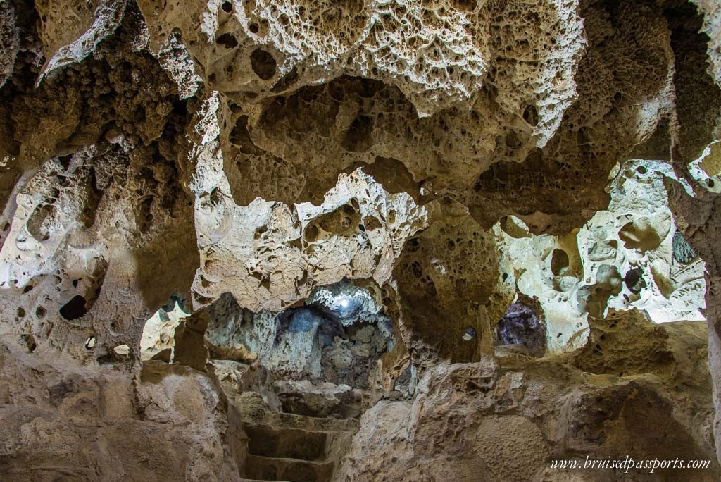 hidden lava caves in Bolivia desert