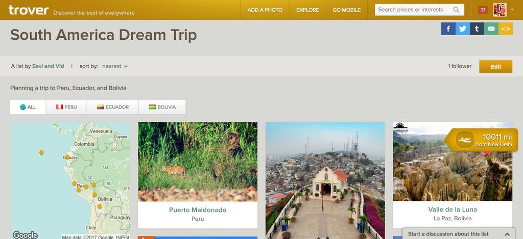 Using Trover to Discover the world