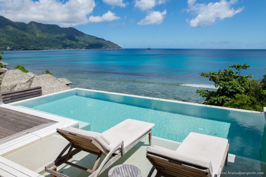 Seychelles pool villa at Hilton Northolme