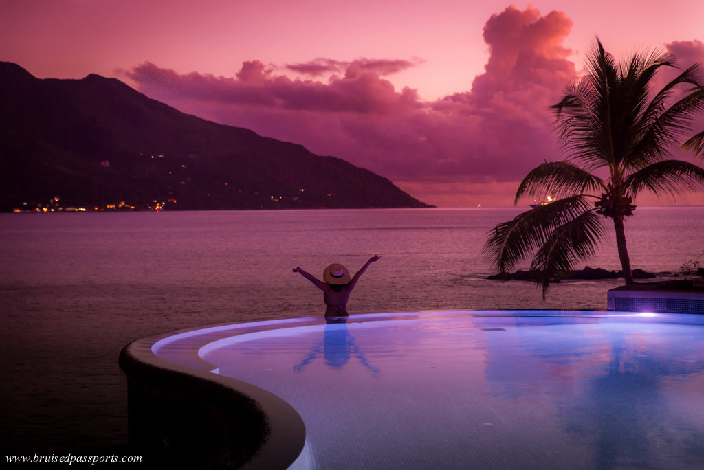 Gorgeous infinity pool Hilton Northolme Mahe