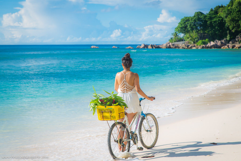 bike rental in la Digue Seychelles