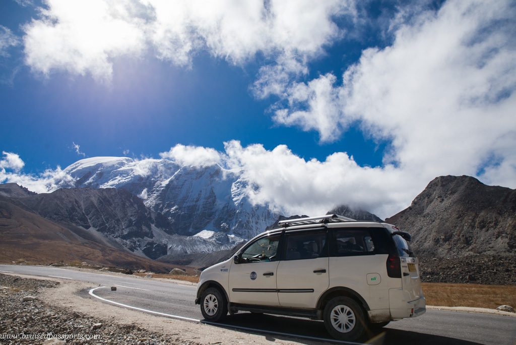 Driving around in Sikkim in Xylo Innova