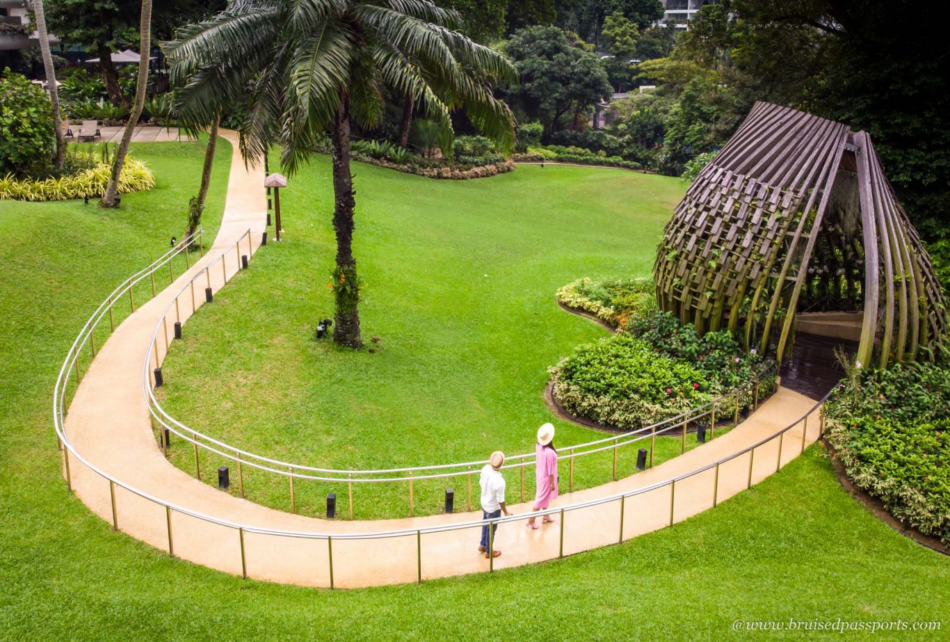 orchid dome at Shangri-La Singapore