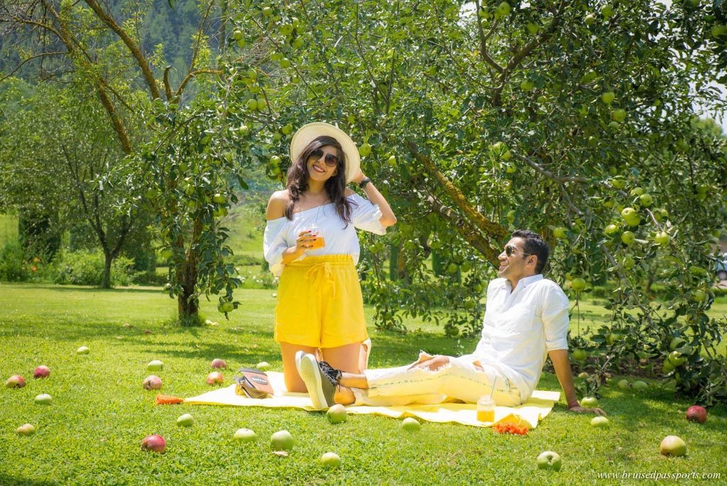 Apple orchards at Lalit Grand Palace Srinagar