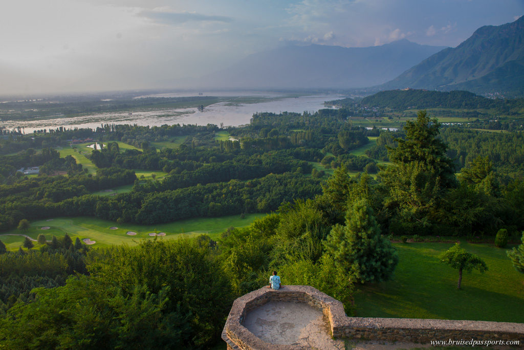 Pari Mahal in Srinagar overlooking the city of Srinagar