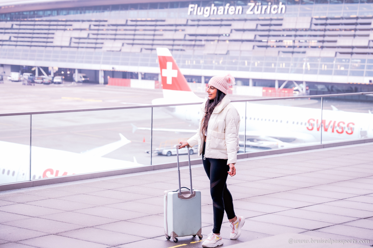 aircraft observation deck at zurich airport