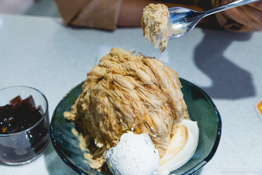 Coffee shaved ice at Ice Monster