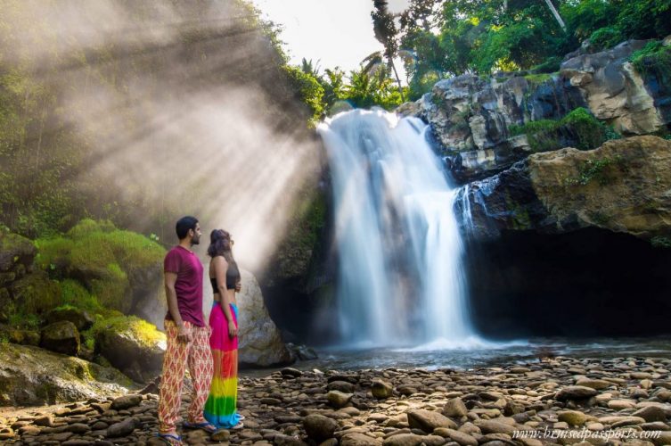 The Tegenungan waterfall Ubud Bali