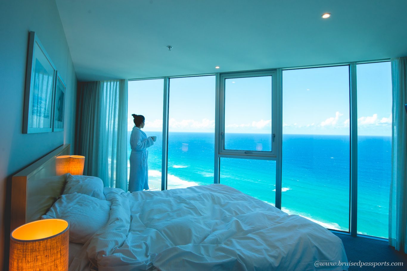 Ocean view room at Hilton Surfers Paradise