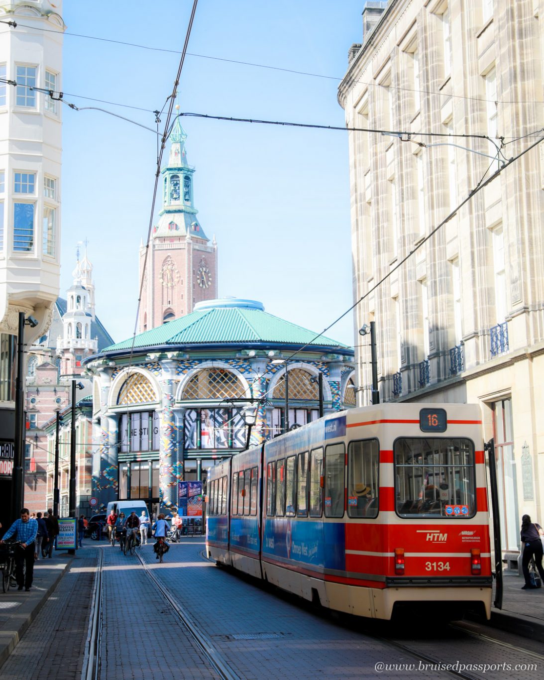 tram in The Hague