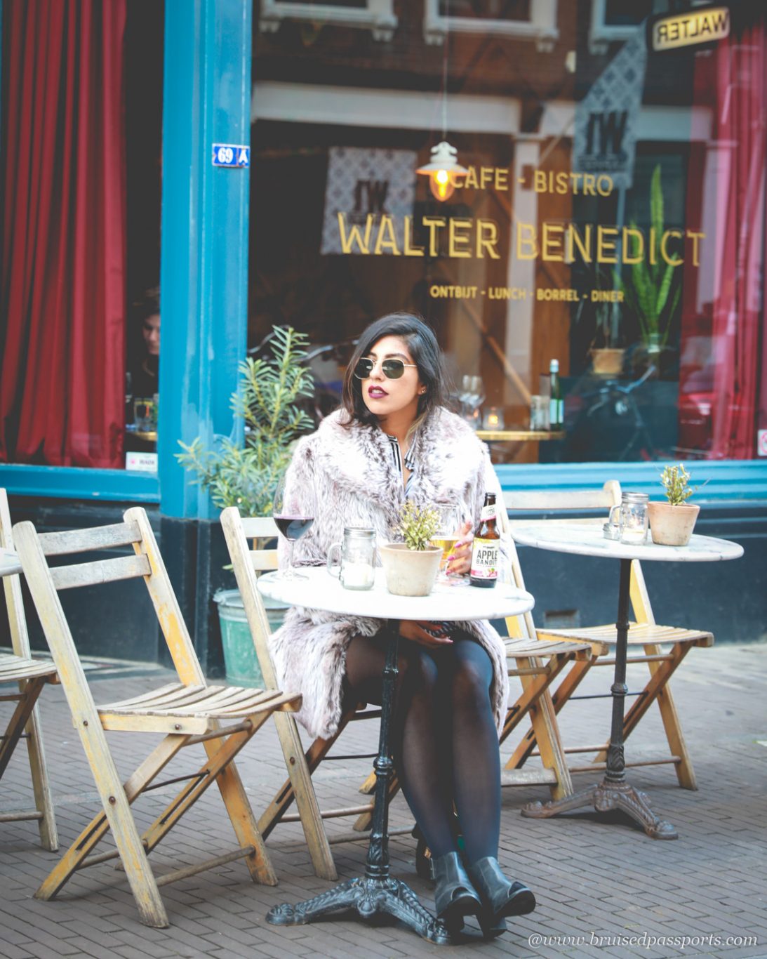 Walter benedict alfresco dining in The Hague