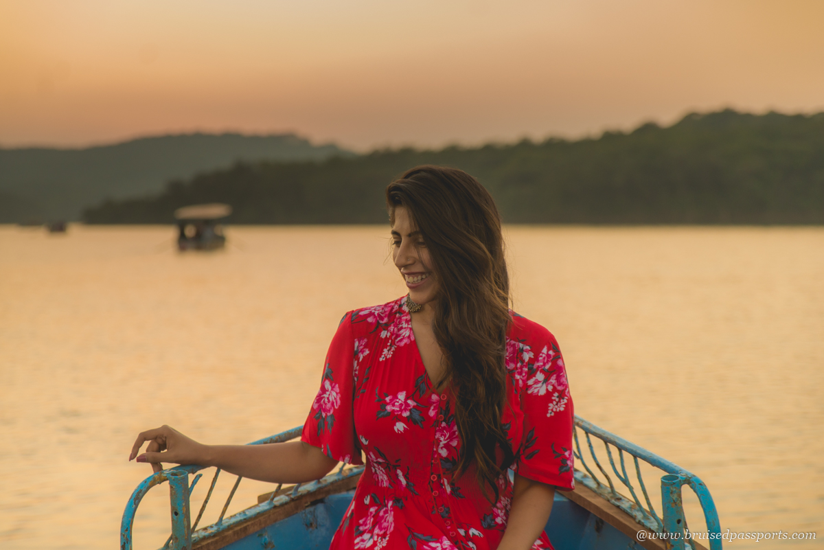 Venna lake sunset boat ride