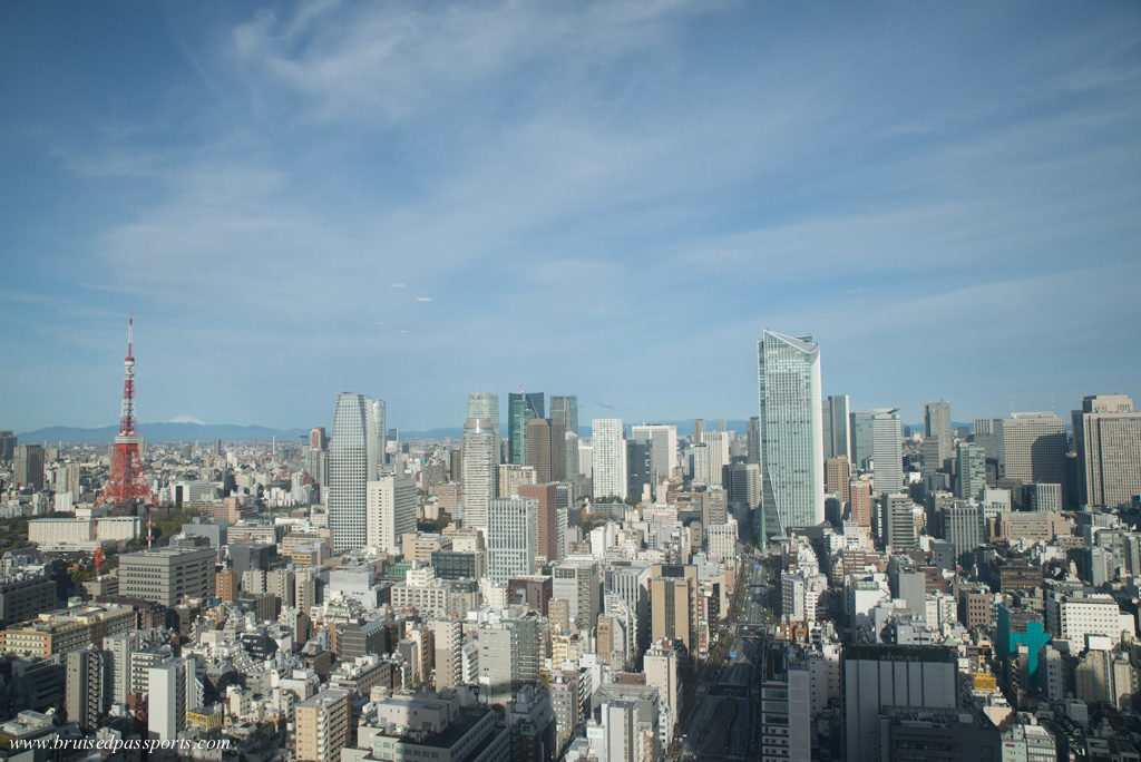 Mt. Fuji view from Park Hotel Tokyo