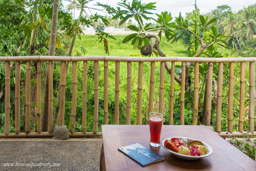 Slow-paced life - a languorous breakfast in our cottage