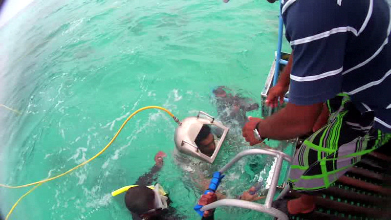 undersea walk mauritius Captain Nemo